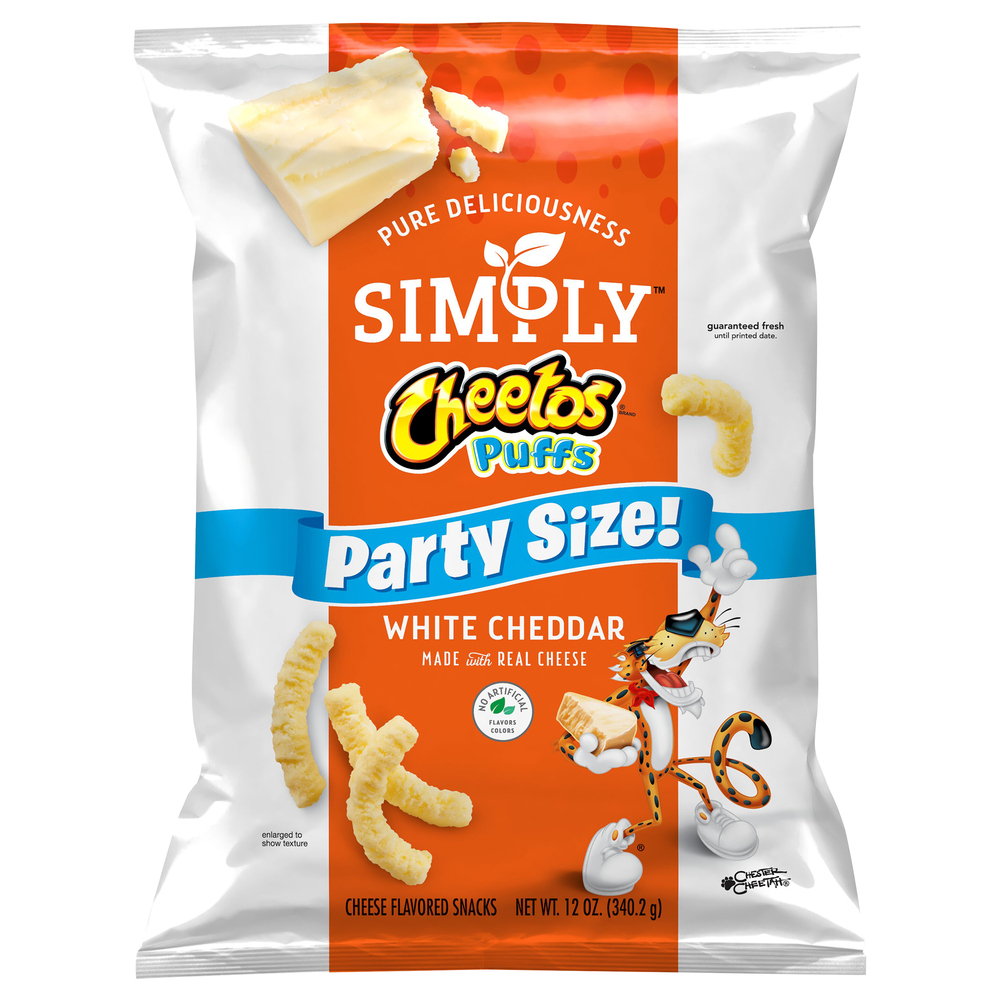 CHEETOS Simply White Cheddar Cheese Flavored Snacks-Main