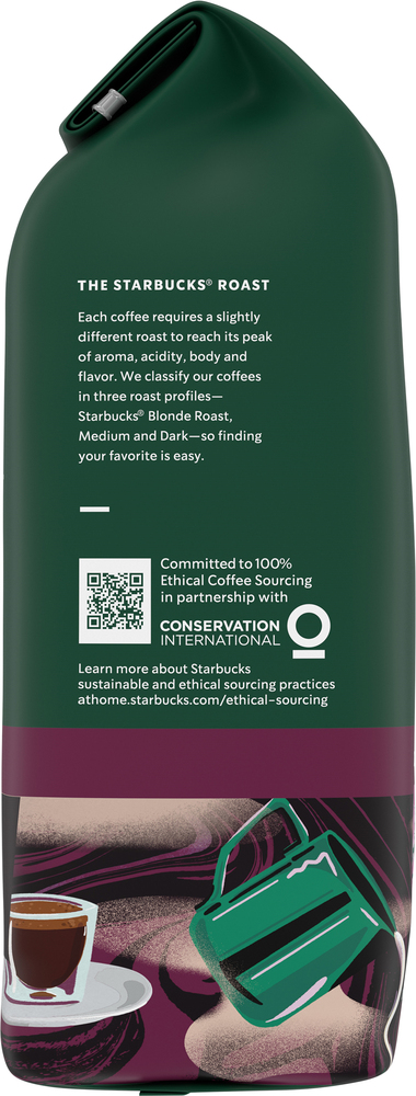お歳暮ならオンライン Arabica, 100% Coffee, Starbucks Whole Roast Dark Bean, コーヒー