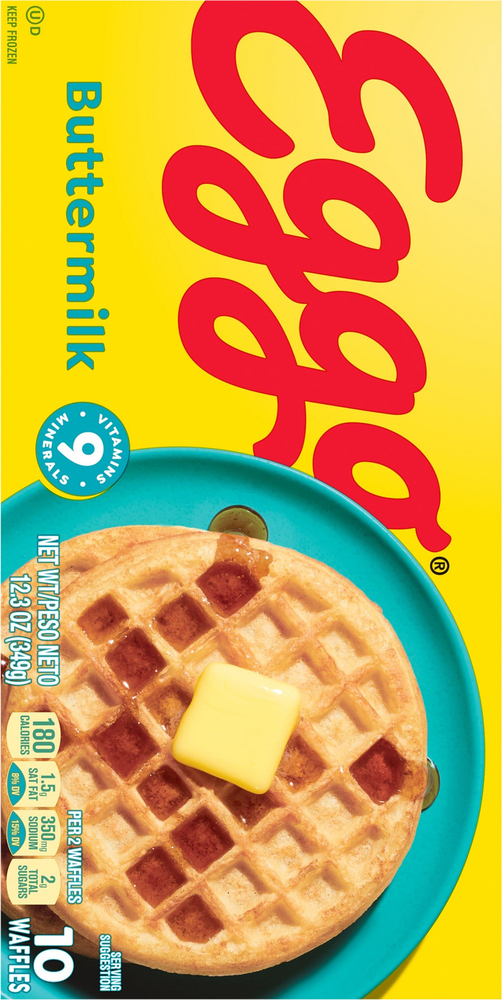 Eggo Waffles, ButtermilkPlanogramBack