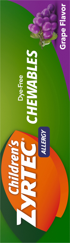 Zyrtec Children's Grape Flavor 2.5 mg Allergy