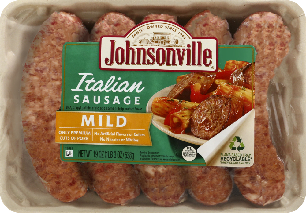 Johnsonville Sausage, Italian, MildMain