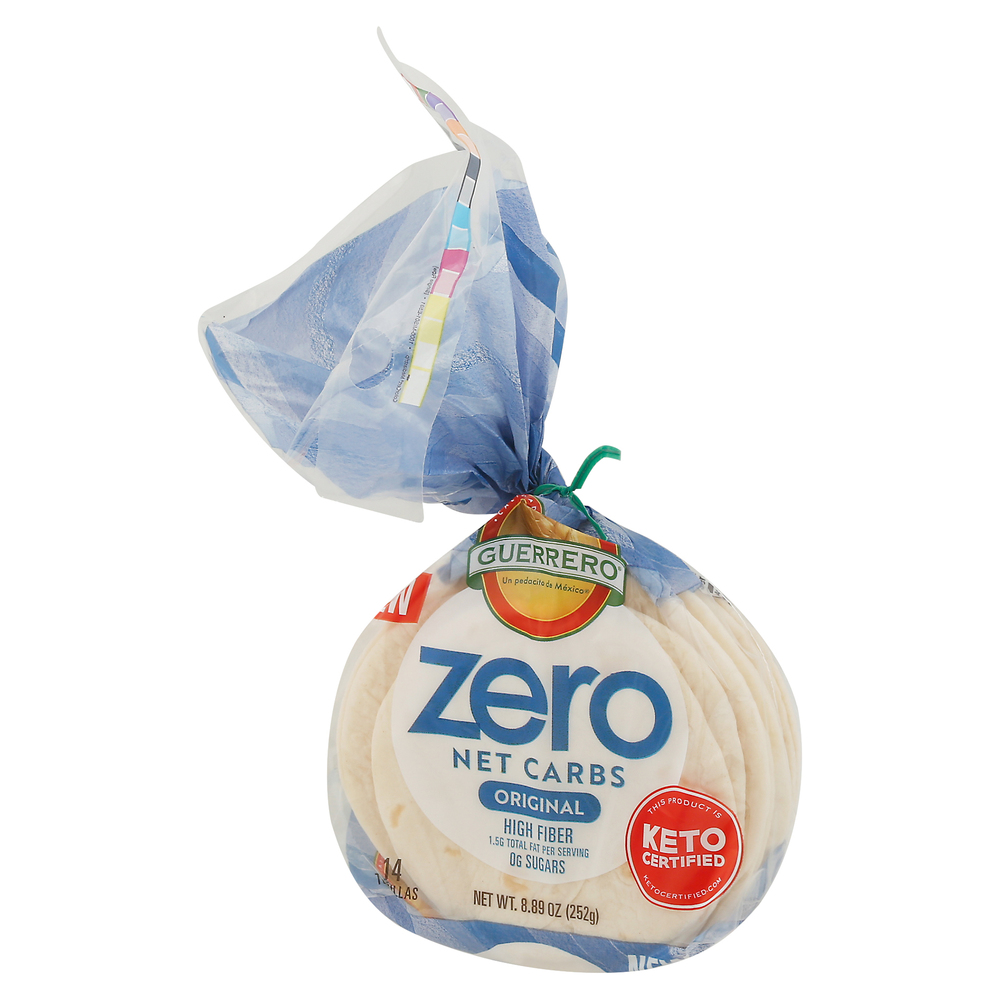 Guerrero Tortillas, Zero Net Carbs, OriginalFrontRightElevated