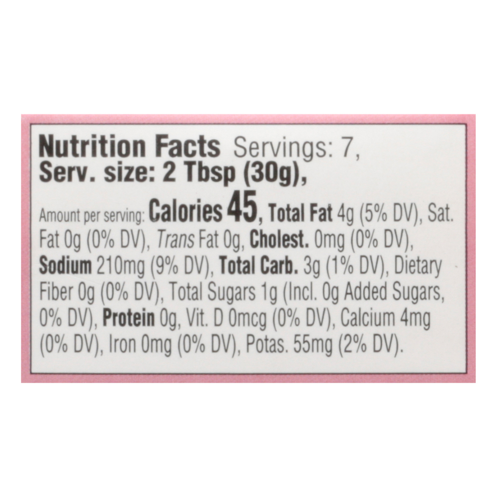 Mt Vikos Gourmet Spread, Roasted EggplantNutritionFacts