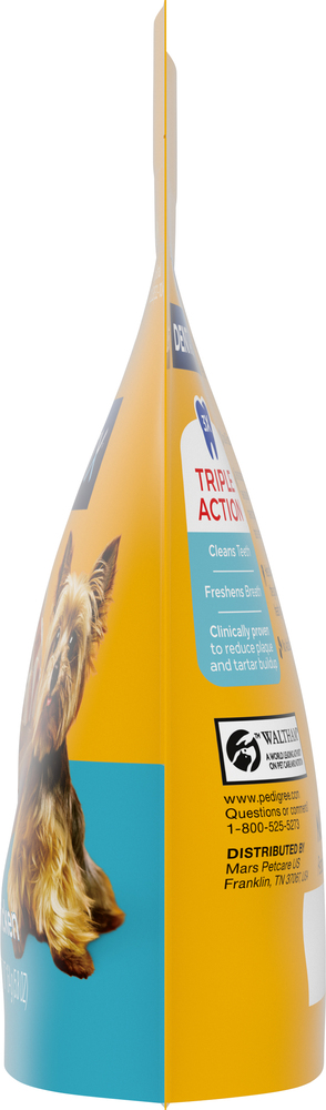 Pedigree Dentastix Dog Treats, Original with Real Chicken, Triple