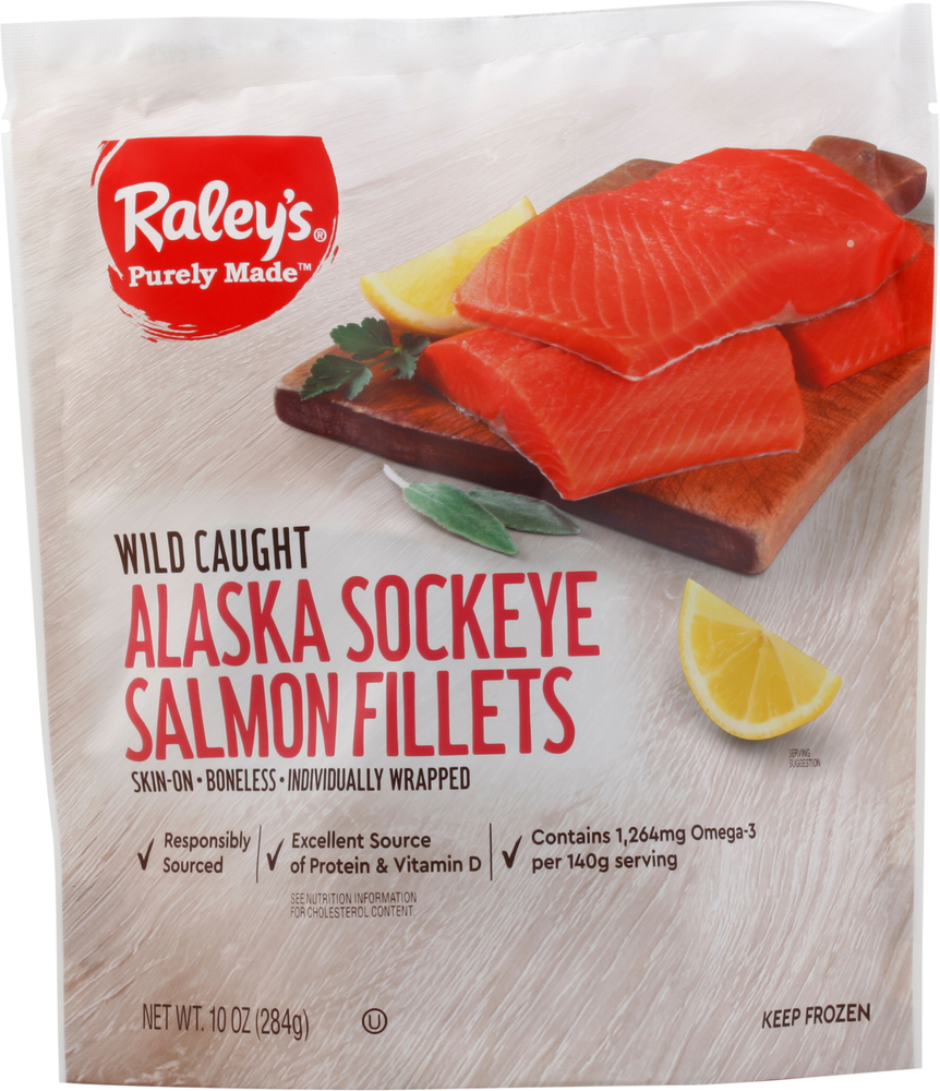 Buy Wild Caught Alaskan Sockeye Salmon - No Additives