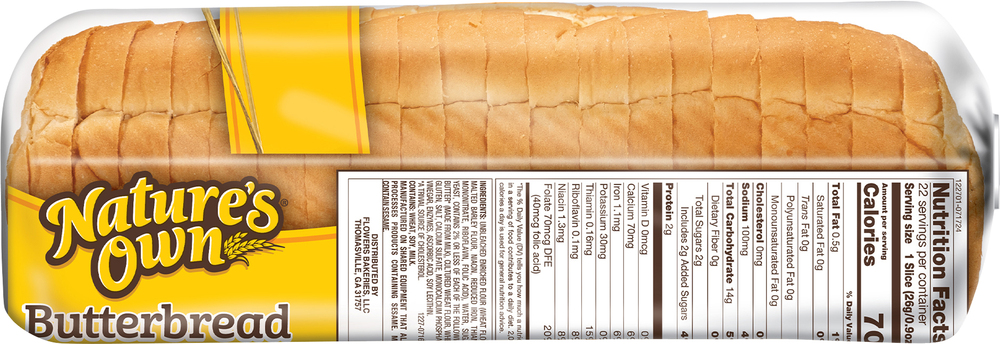 Nature s Own Bread Butterbread Planogram Right