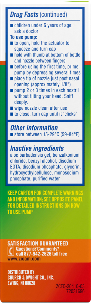 Zicam Nasal Spray Extreme Congestion Relief