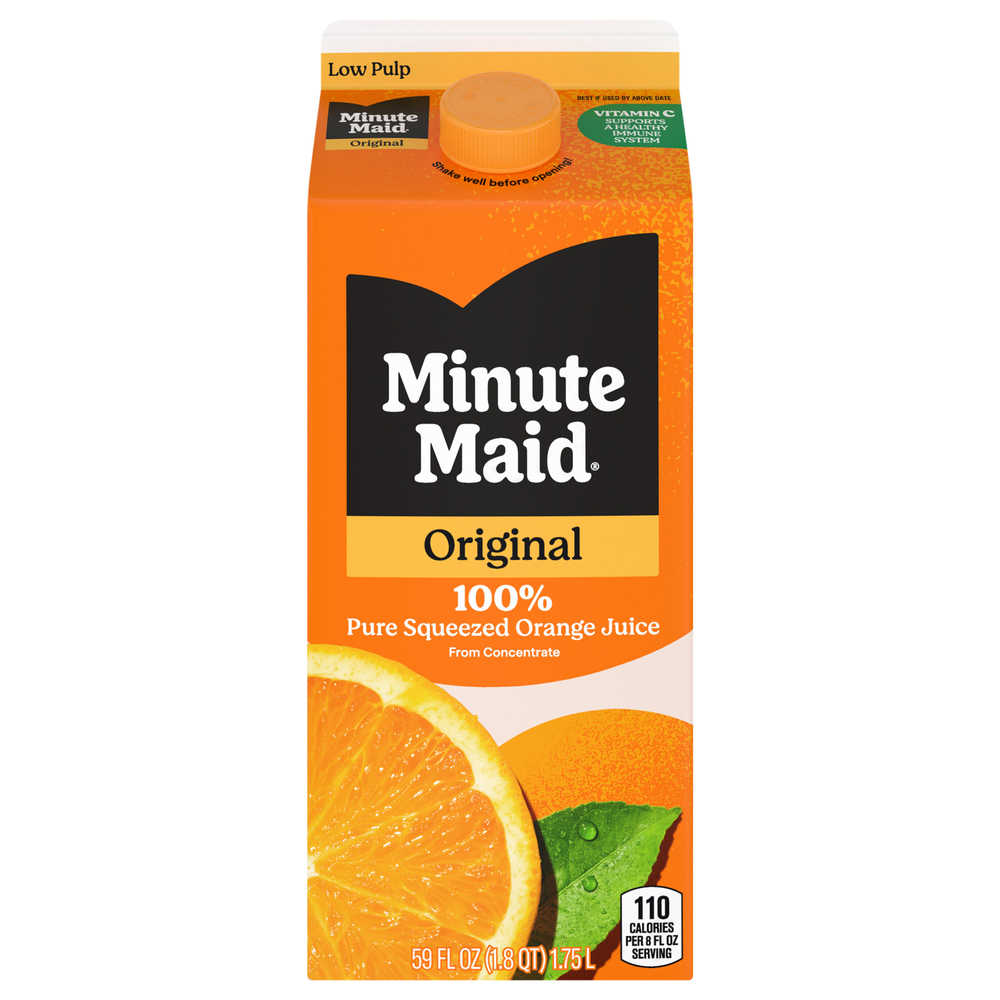 Is minute maid on sale orange juice healthy