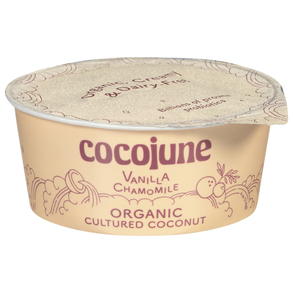 Cocojune Cultured Coconut, Organic, Vanilla Chamomile