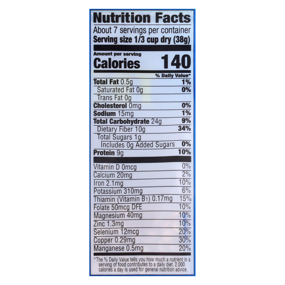 TruRoots Know Your Roots Green Lentils, Organic, SproutedNutritionFacts