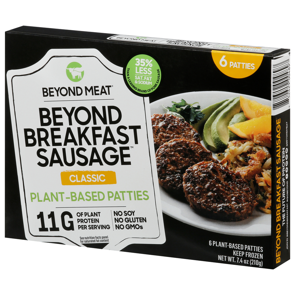 Beyond Meat Beyond Breakfast Sausage Patties, PlantBased, Classic