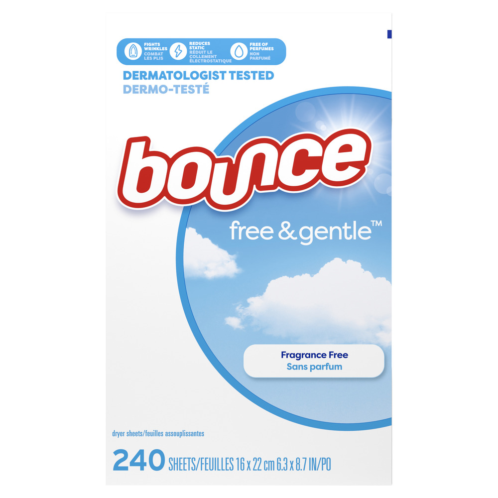 Bounce Free & Gentle Dryer SheetsIngredients