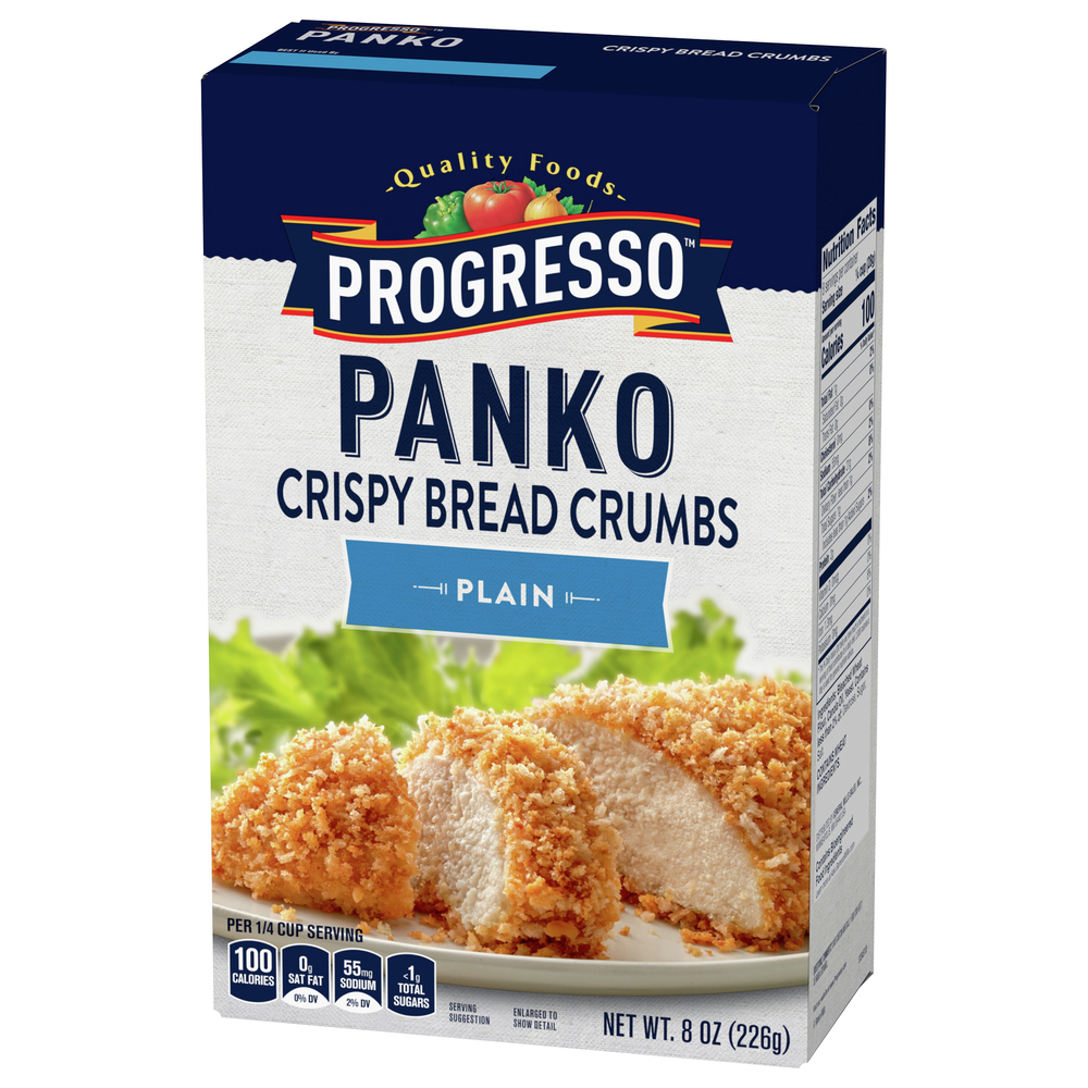 Progresso Bread Crumbs, Crispy, Plain, PankoFrontRightElevated