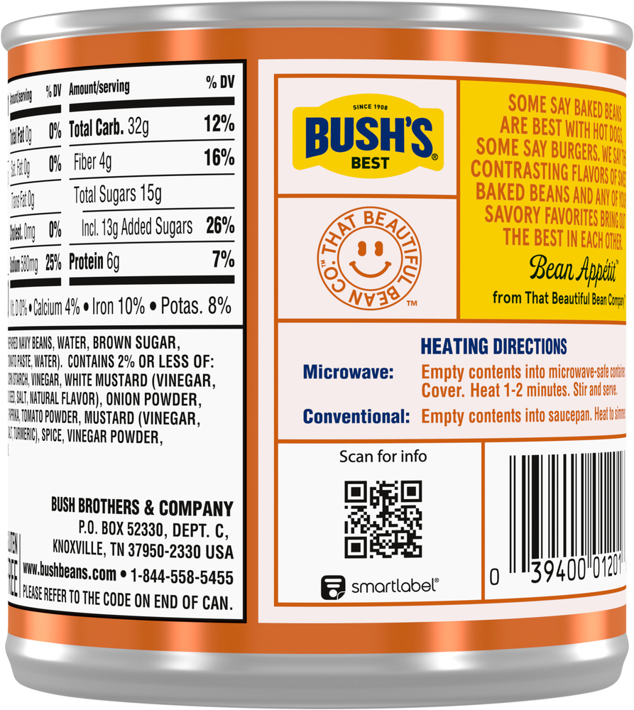 Beansページ　qm Bush's Best Barbecue Baked Beans
