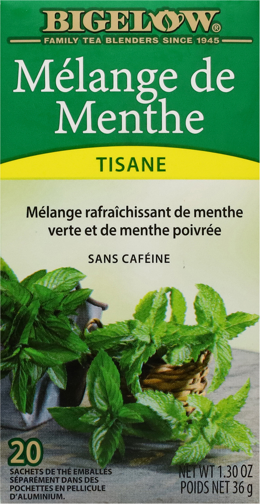 BigelowミントメドレーHerbal Tea、20-countボックス(パックof 6 ) (値