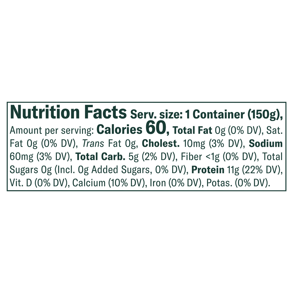 Chobani Yogurt, Greek, Nonfat, Zero Sugar, Vanilla FlavoredNutritionFacts