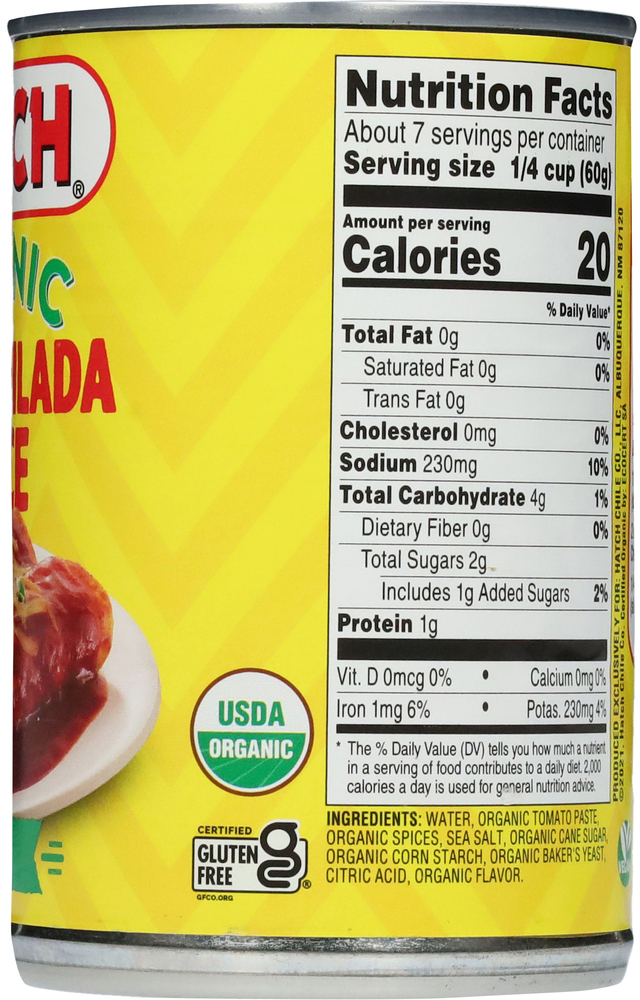 Hatch Red Enchilada Sauce, Organic, MildPlanogramRight