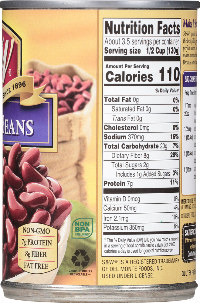 S&W Kidney BeansPlanogramRight