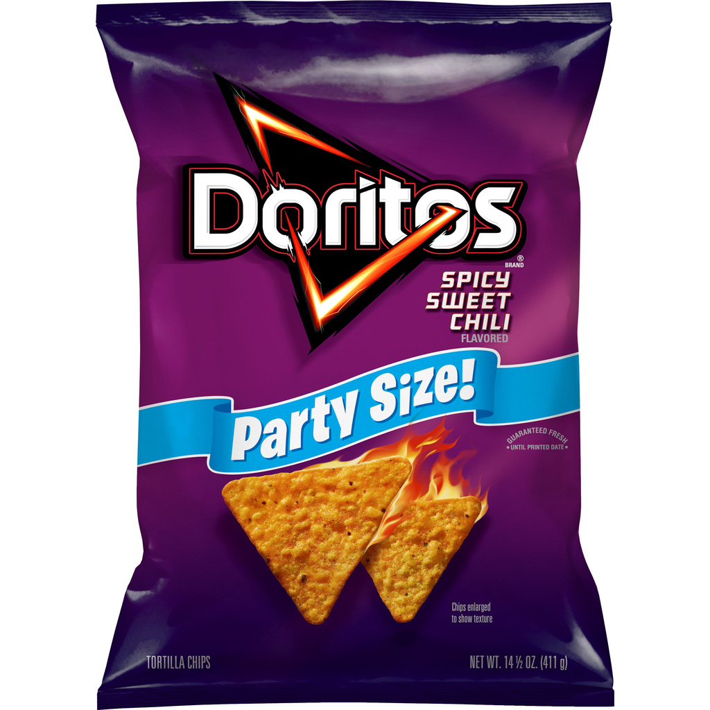65%OFF【送料無料】 Sweet Spicy Chips, Tortilla Doritos Chili Size! Party Flavored, 邦楽