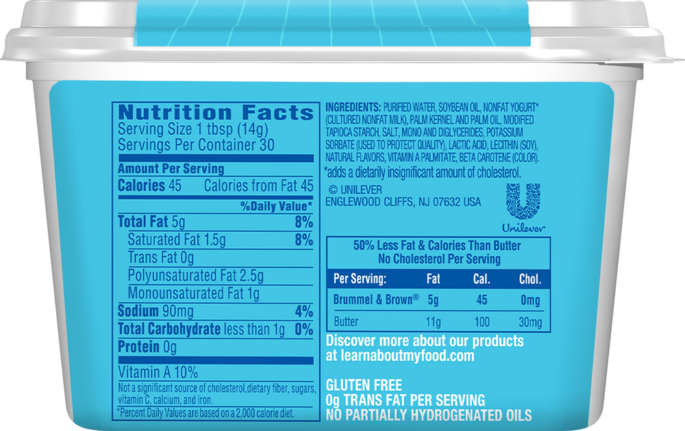 Brummel & Brown Spread with YogurtPlanogramBack