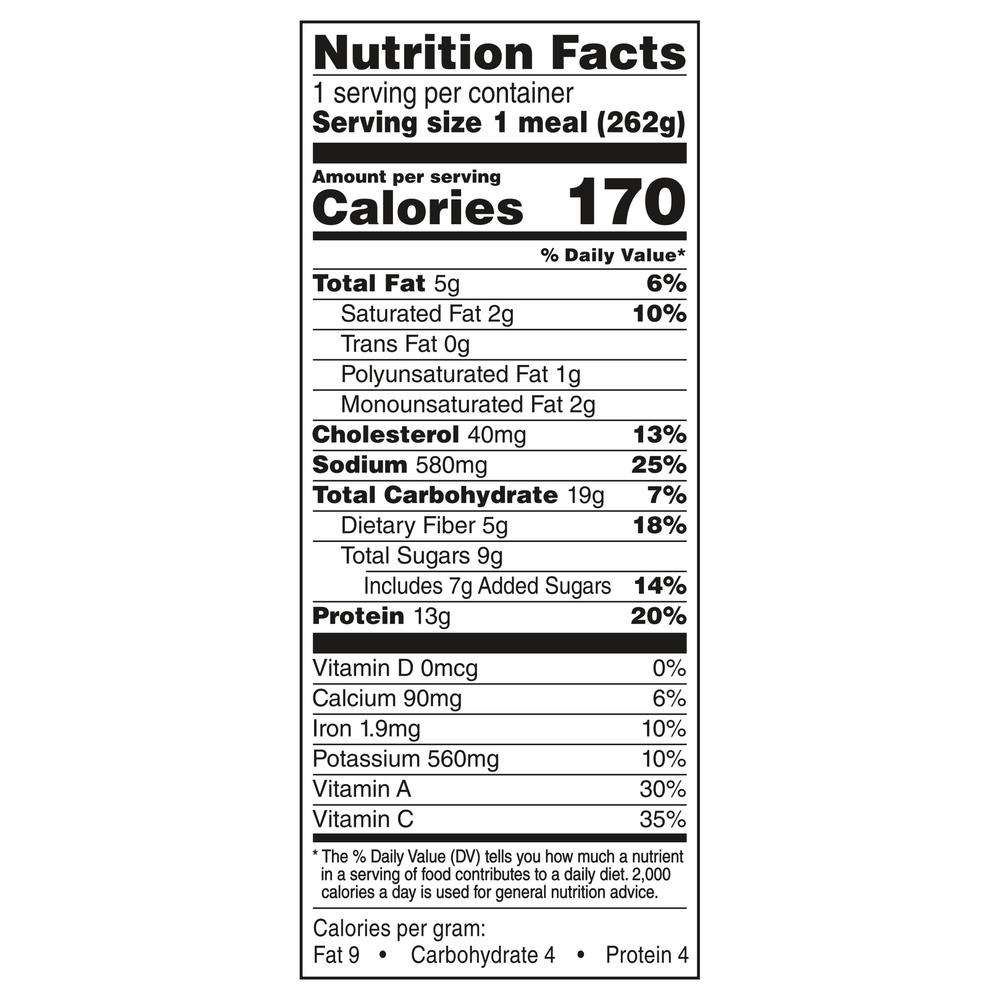 Healthy Choice Power Bowls, Spicy Beef TeriyakiNutritionFacts