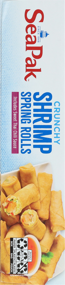 Seapak Spring Rool SeaPak Spring Rolls, Crunchy, Shrimp-Planogram-Left