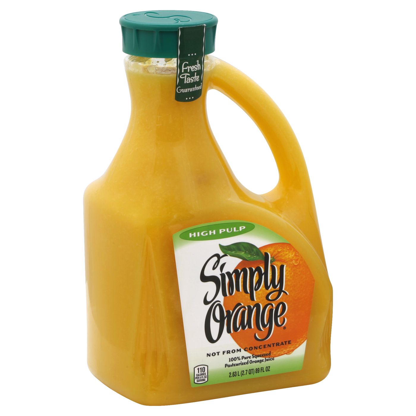 Simply Orange 100 Juice, Orange, High PulpMain