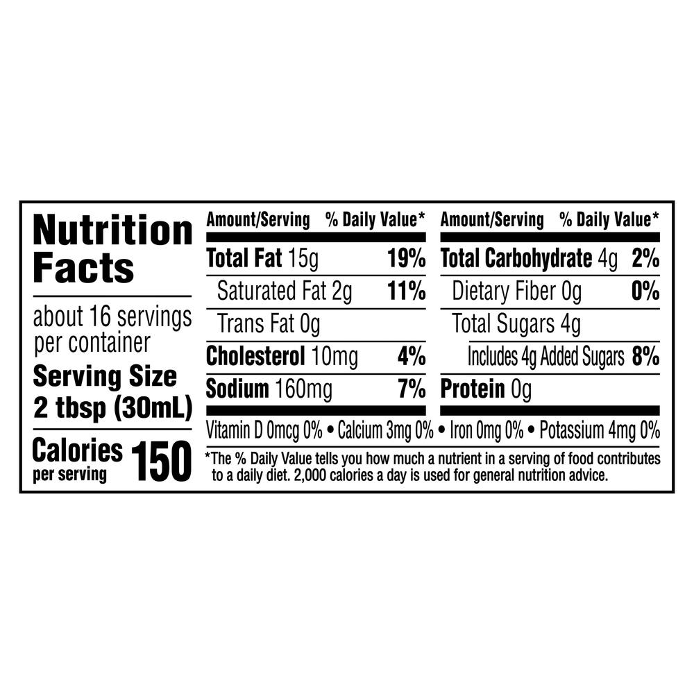 Hidden Valley The Original Ranch Dressing, ColeslawNutritionFacts