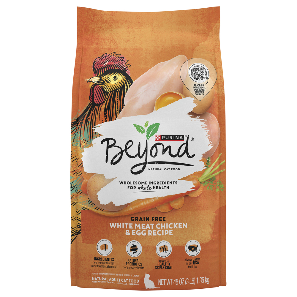 Beyond Cat Food Natural Grain Free White Meat Chicken Egg Recipe Adult