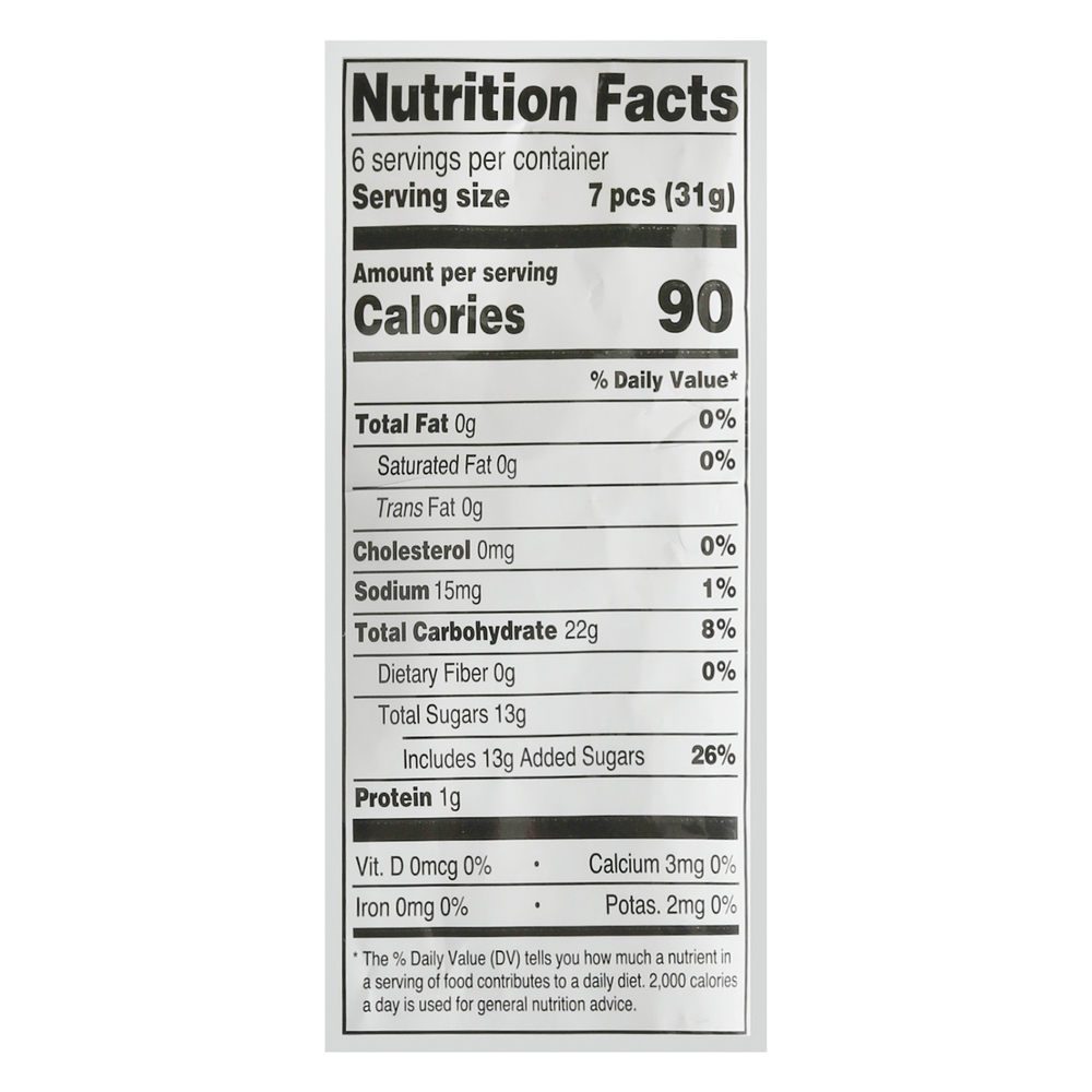 Albanese World's Best Gummi Worms, 12 Flavor, MiniNutritionFacts