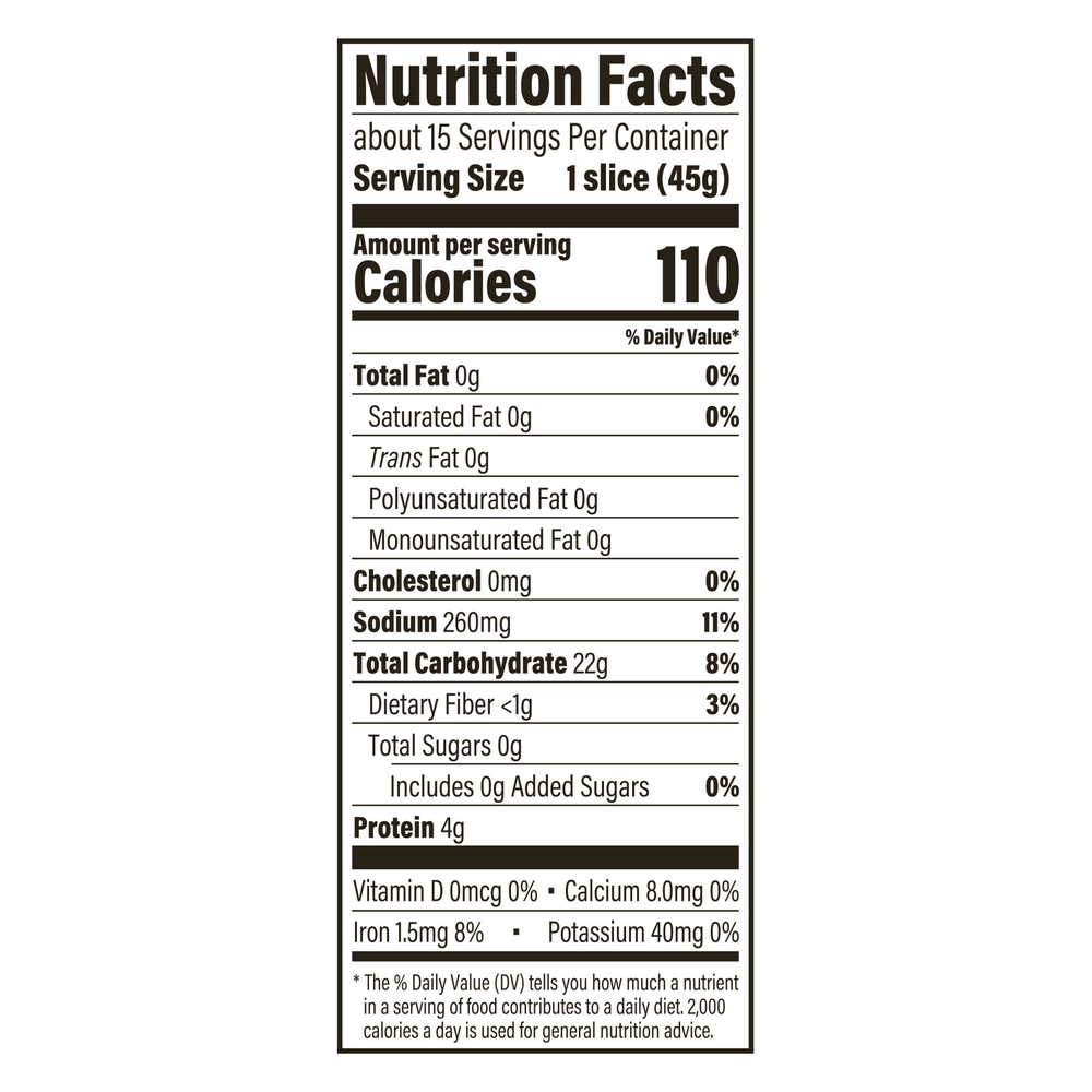 The Rustik Oven Bread, Bold California SourdoughNutritionFacts