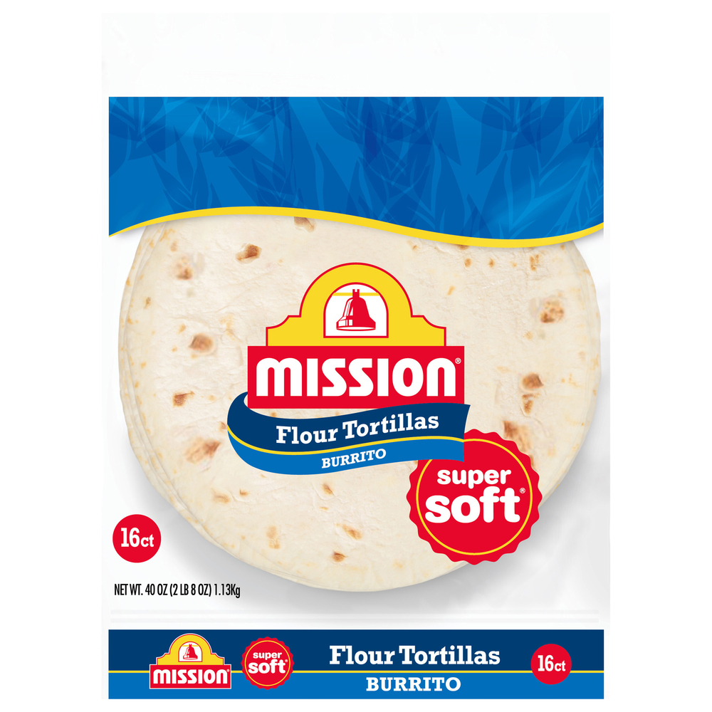 Mission Super Soft Flour Tortillas, BurritoMain