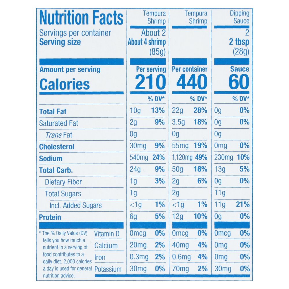 SeaPak Tempura Shrimp, CrunchyNutritionFacts