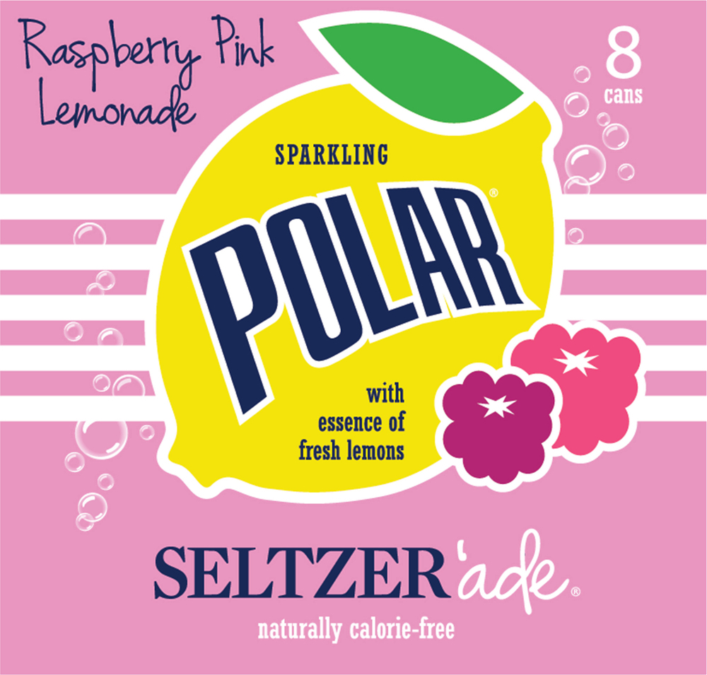Polar Seltzer Ade, Raspberry Pink Lemonade