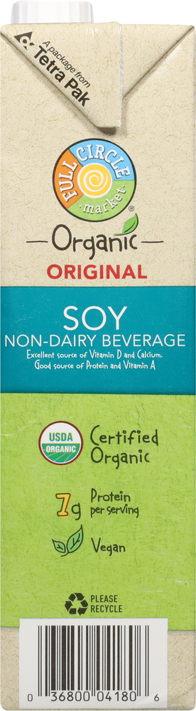 Full Circle Market Organic Soy Non-Dairy Beverage, Original