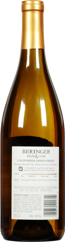 Beringer main and vine chardonnay clearance