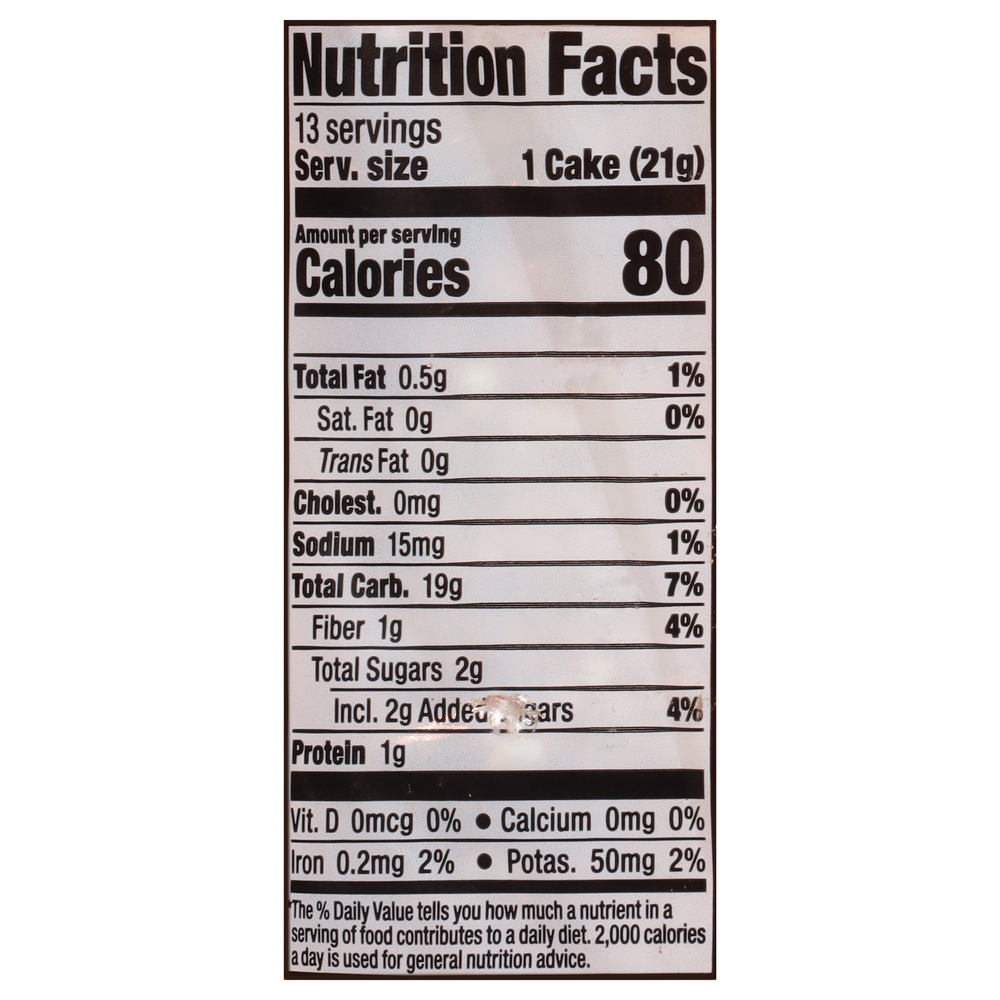 Lundberg Family Farms Rice Cakes, Organic, Whole Grain, Honey Nut