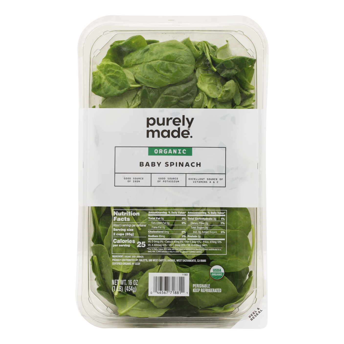 ORGANIC BABY SPINACH