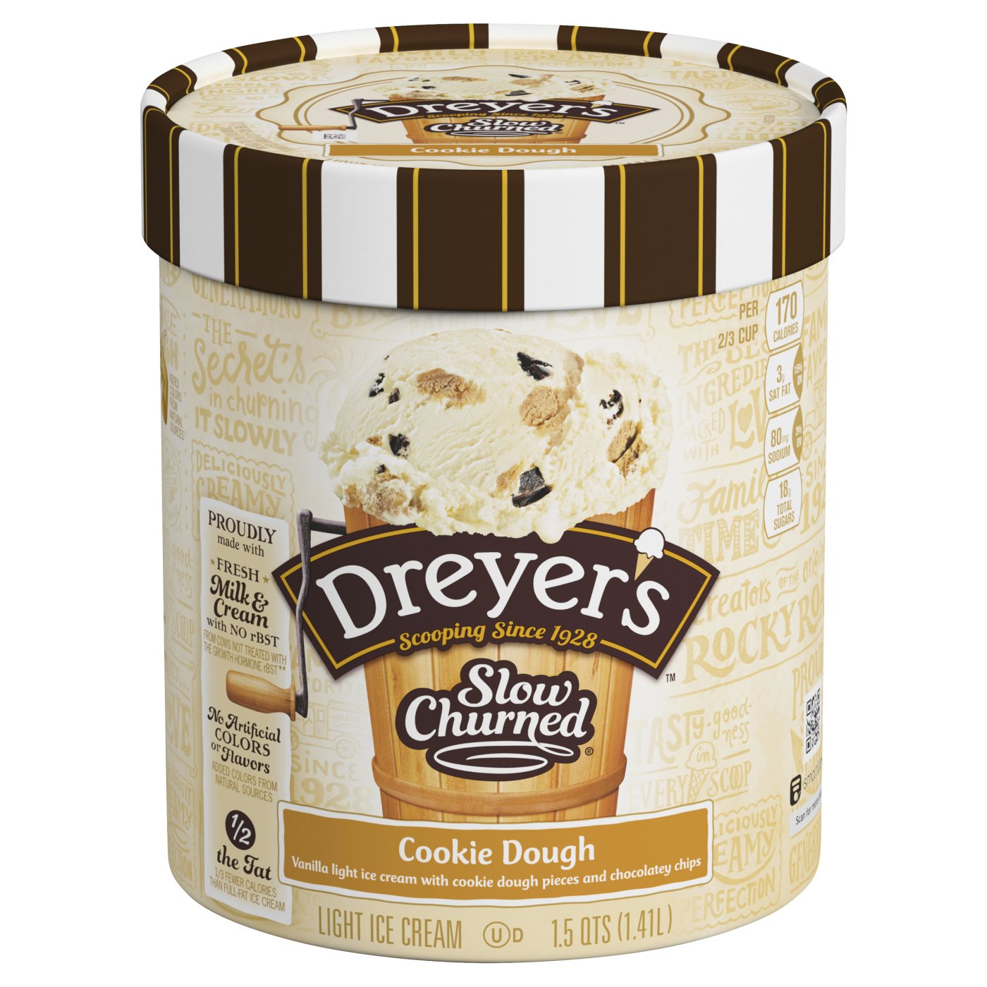 Dreyer #39 s Ice Cream Cookie Dough Light Main
