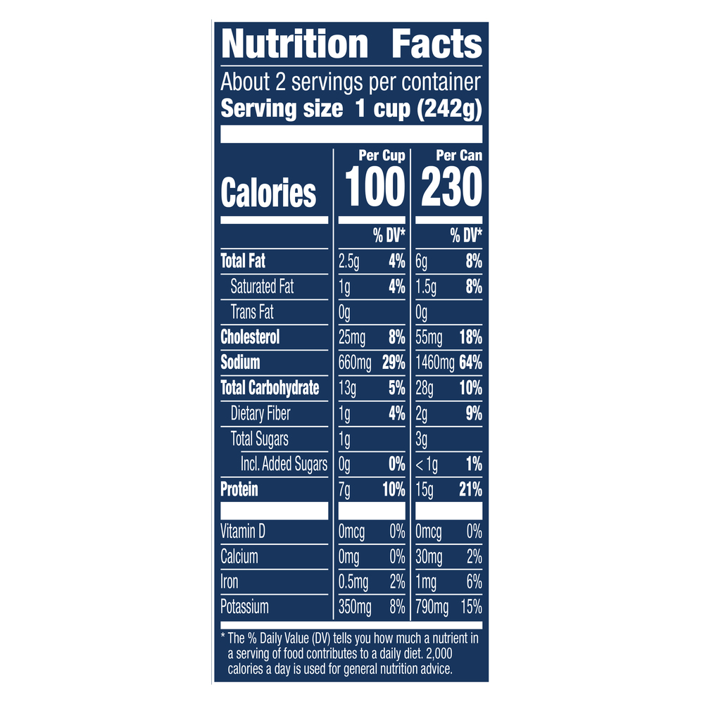 Progresso Soup Chicken Noodle Traditional Nutrition Facts