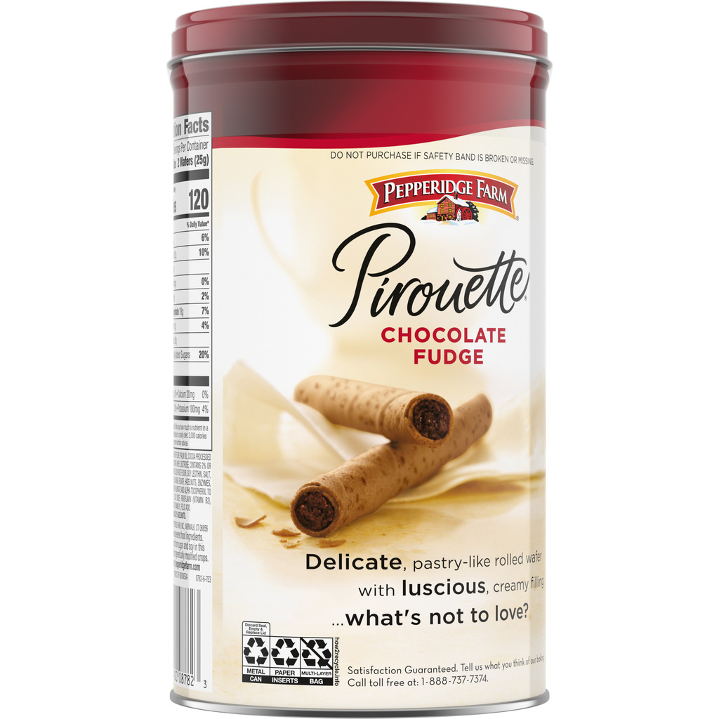 Pepperidge Farm Pirouette Creme Filled Wafers, Chocolate FudgeMain