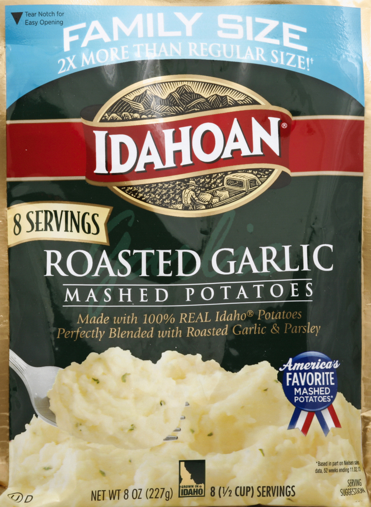 Idahoan mashed potatoes hotsell garlic