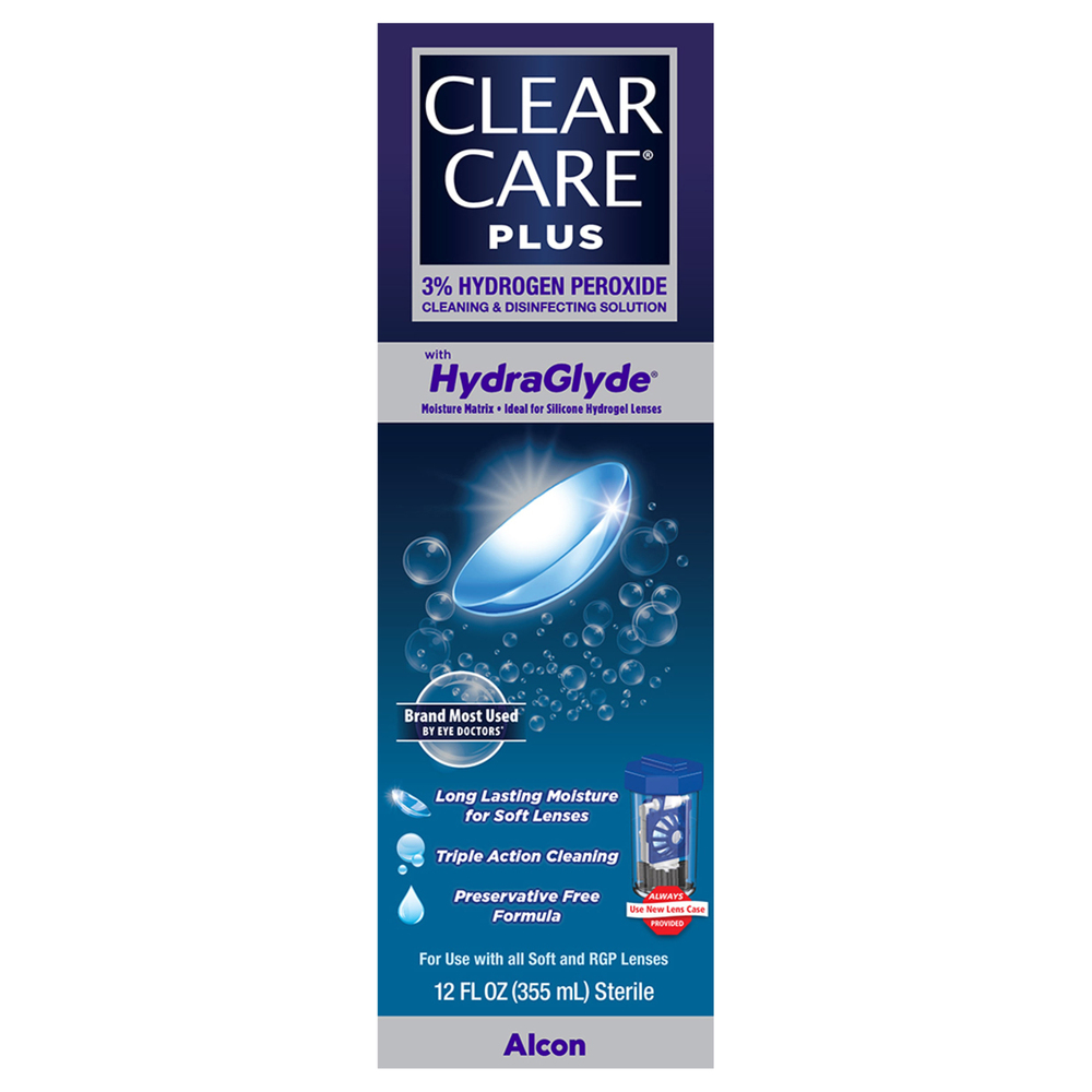 Clear Care Plus 3% Hydrogen Peroxide Cleaning & Disinfecting Solution