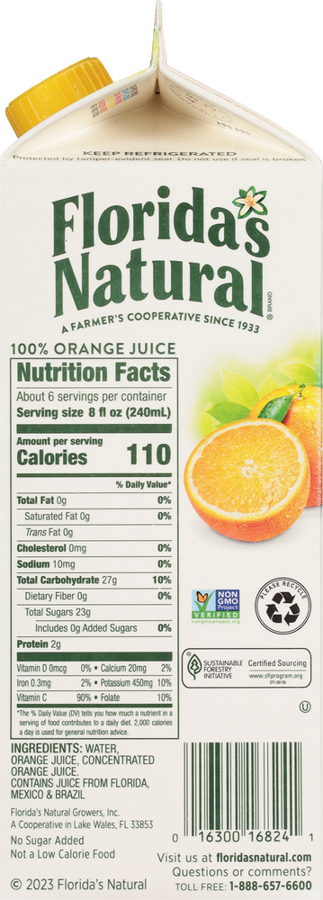 Florida s Natural Orange Juice Most Pulp