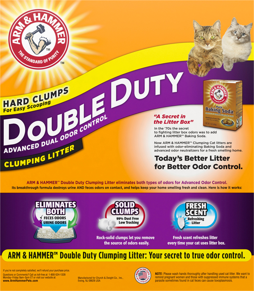 Arm Hammer Clumping Litter Double Duty Scented Largest Size