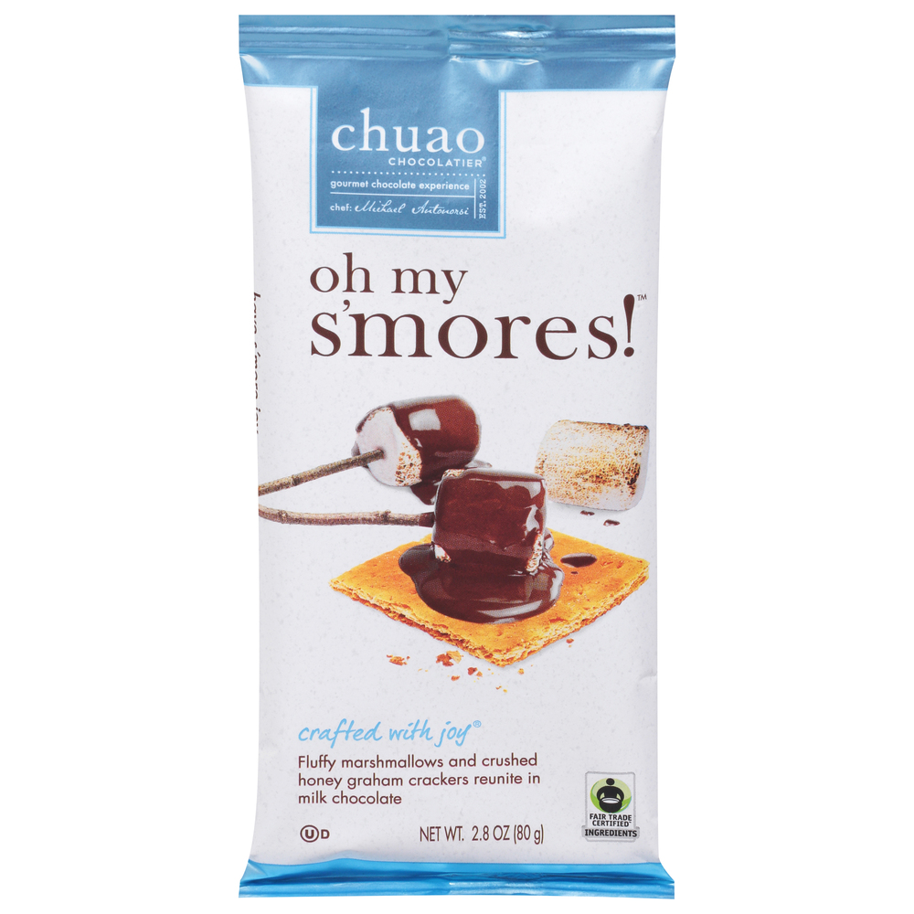Chuao Chocolatier Milk Chocolate Bar, Oh My S'Mores!
