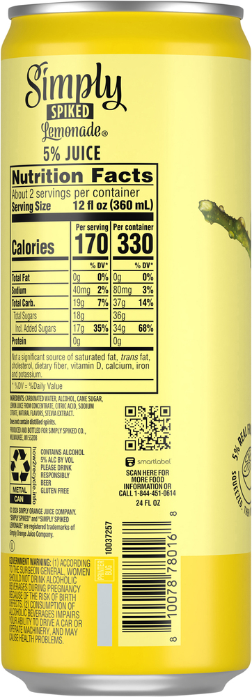 Simply Spiked Signature Lemonade