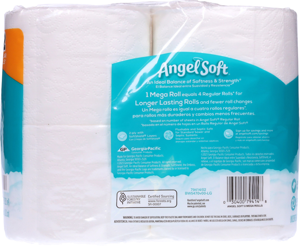 Angel soft outlet bathroom tissue unscented