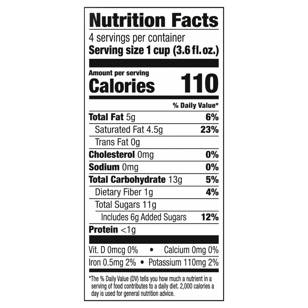 Dole Whip Dole Whip Frozen Treat Pineapple Nutrition Facts