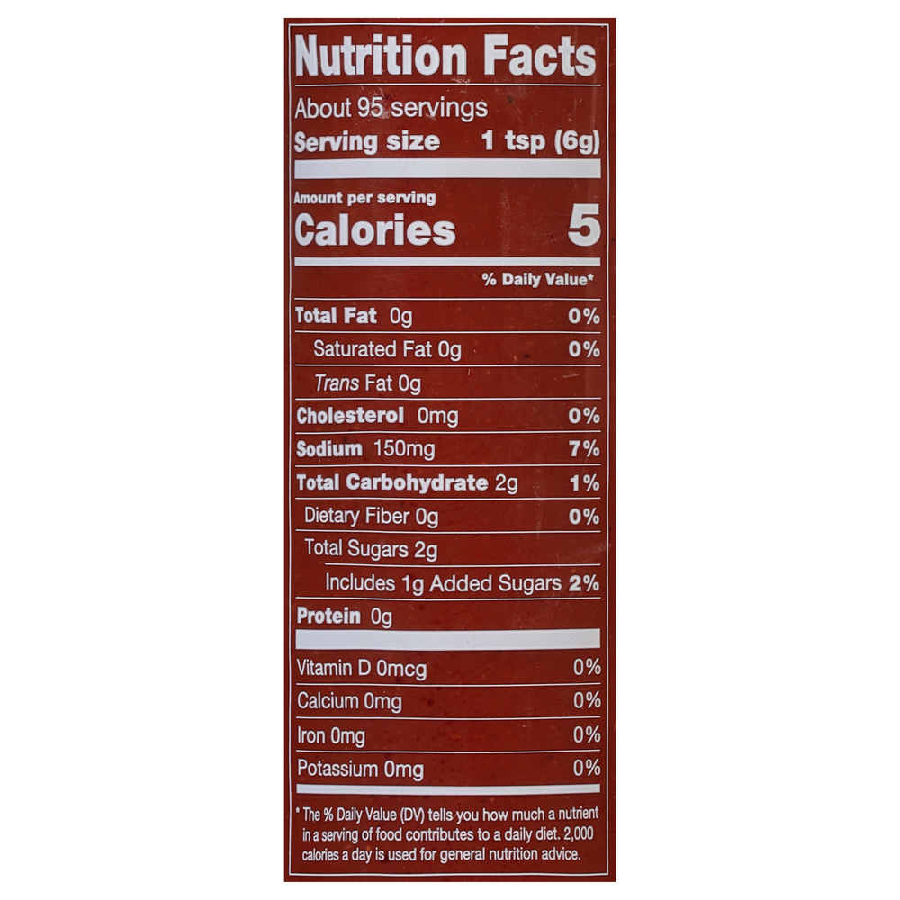 Dynasty Chili Sauce, SrirachaNutritionFacts